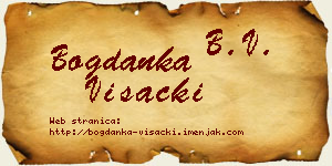 Bogdanka Višacki vizit kartica